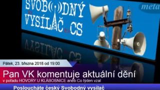 2018-03-23 - Šéfredaktor AENEWS.cz pan VK komentuje...