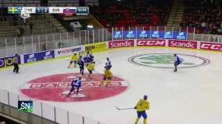 ŠVÉDSKO - SLOVENSKO  6:3 (1:2, 5:0, 0:1)