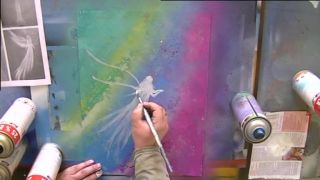 Anjel - Sprej ART Ivan Perončík