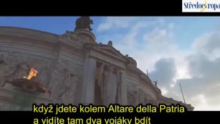 Propagační video organizace CasaPound a projev jejich kandidáta