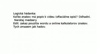 Počet znakov