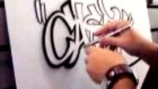 Graffiti s airbrush - om