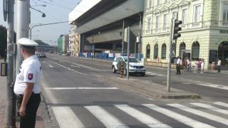 Summit EU - Kolóna vládnych vozidiel - Bratislava 16.09.2016