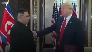 Kim Čong Un a Donald Trump