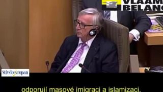 Předseda belgické konzervativní strany promlouvá k Junckerovi