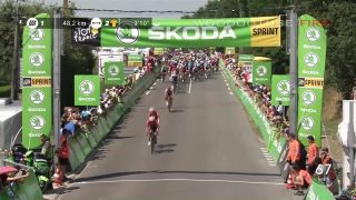 Peter Sagan - šprintérska prémia v 2. etape Tour de France 2018