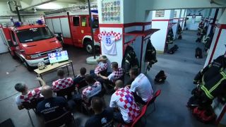 Požiarnici zo Záhrebu si zápas veľmi neužili