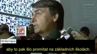 Brazilský pravicový poliltik a prezidentský kandidát Jair Bolson