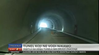 Chorváti postavili za 37 mil. eur tunel do neznáma