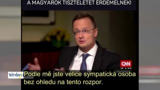 Peter Szijjártó brání v CNN politiku Orbánovy vlády