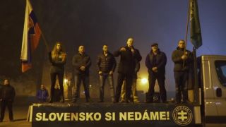 Protest proti prijímaniu imigrantov (Humenné - 2018)
