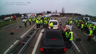 Protest vo Francuzsku (Roppenheim)