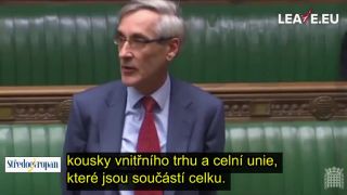 Konzervativec John Redwood v britském parlamentu o Brexitu