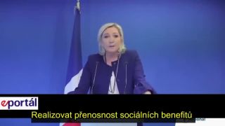 Projev Marine Le Penové ke globálnímu paktu