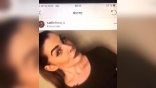 Pocahontas a jej fotka na Instagrame