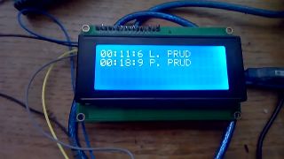 Hasičské stopky cez Arduino - z vývoja - začiatky