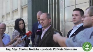 Marián Kotleba nebude stíhaný za sumu 1488 EUR