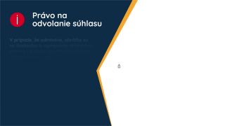 Právo na odvolanie súhlasu