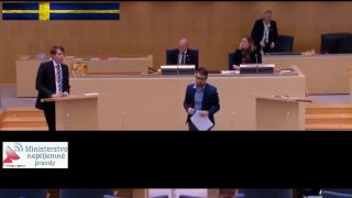 Richard Jomshof(Švédští demokraté):projev a diskuse v parlamentu