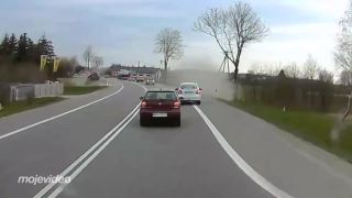 Ožratý driftér v Renault Kangoo (Poľsko)