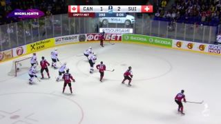 štvrťfinále IIHF2019 Kanada - Švajčiarsko