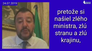 Matteo Salvini naložil Emmanuelovi Macronovi