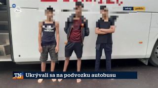 Migranti v Krupine na podvozku autobusa | 1.8.2019