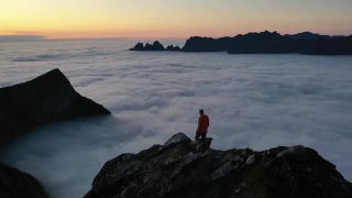 Božský výhľad na nórskom ostrove Senja