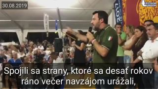 Matteo Salvini: Nezastavia nás! Nemáme strach pred nikým a ničím