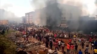 Tanker stratil kontrolu a explodoval (Nigéria)