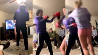 video Chceš boxovať moja? Dám ťa dole, uvidíš!