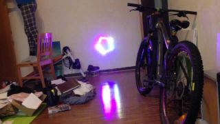 Test 2W RGB grafického ILDA lasera