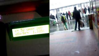 Merania pozadia radiácie v Prešove (kino Panoráma)