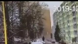 Výbuch plynu v Prešove + záber na rozpadnuté schodisko
