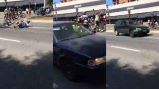 Cyklisti mali veľké šťastie