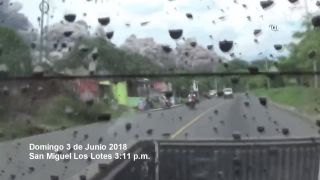 Výbuch sopky Fuego v Guatemale jún 2018