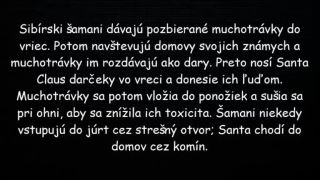 SANTA CLAUS, MUCHOTRÁVKA ČERVENÁ A SIBÍRSKY ŠAMANIZMUS