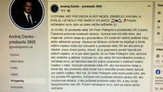 Tvrdé slová od Andreja Danka na adresu premiéra Petra Pellegrini