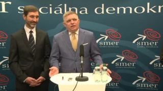 Tlačová konfer. Robert Fico 8.jan. 2020 Irán, USA, slov. vojaci