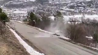 Ott Tänak - havária v 180 km/h (rely Monte-Carlo)