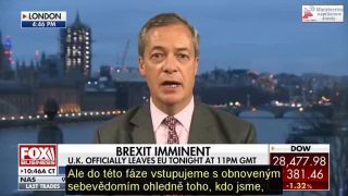 Nigel Farage - cítím optimismus, že si dokážeme vládnout sami