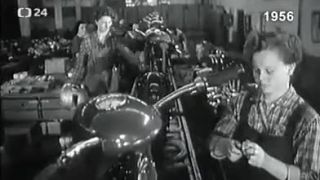 1956 – Motocykly ČZ ze Strakonic