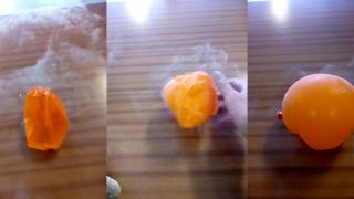 Balón v tekutom dusíku