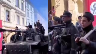 Nacisti vtrhli do mesta