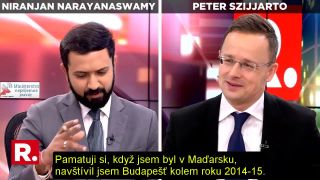 Péter Szijjártó o maďarské ekonomice a imigraci