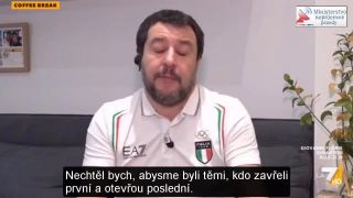 Matteo Salvini vybízí Italy, aby nečekali pomoc od nikoho