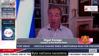 Nigel Farage hodnotí britskou vládu v boji s koronavirem
