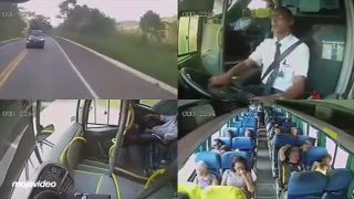 Opäť ďalší hrdina autobusár, ktorý zachránil životy