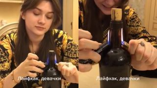 Ako otvoriť víno zapaľovačom