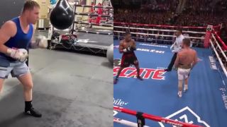 Canelo Álvarez tréning a zápas